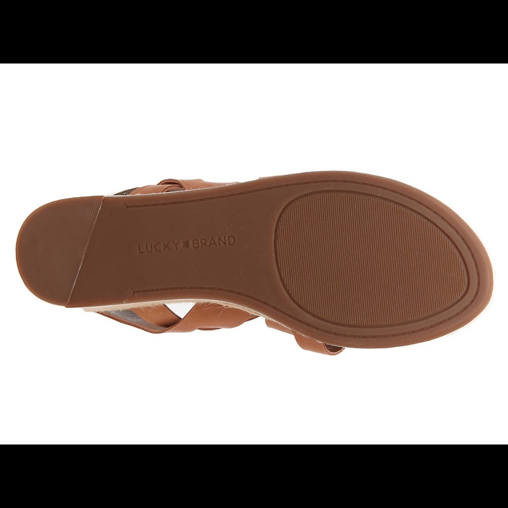 NIB Lucky Brand Jopeka Wedge Sandals - Picture 7 of 7